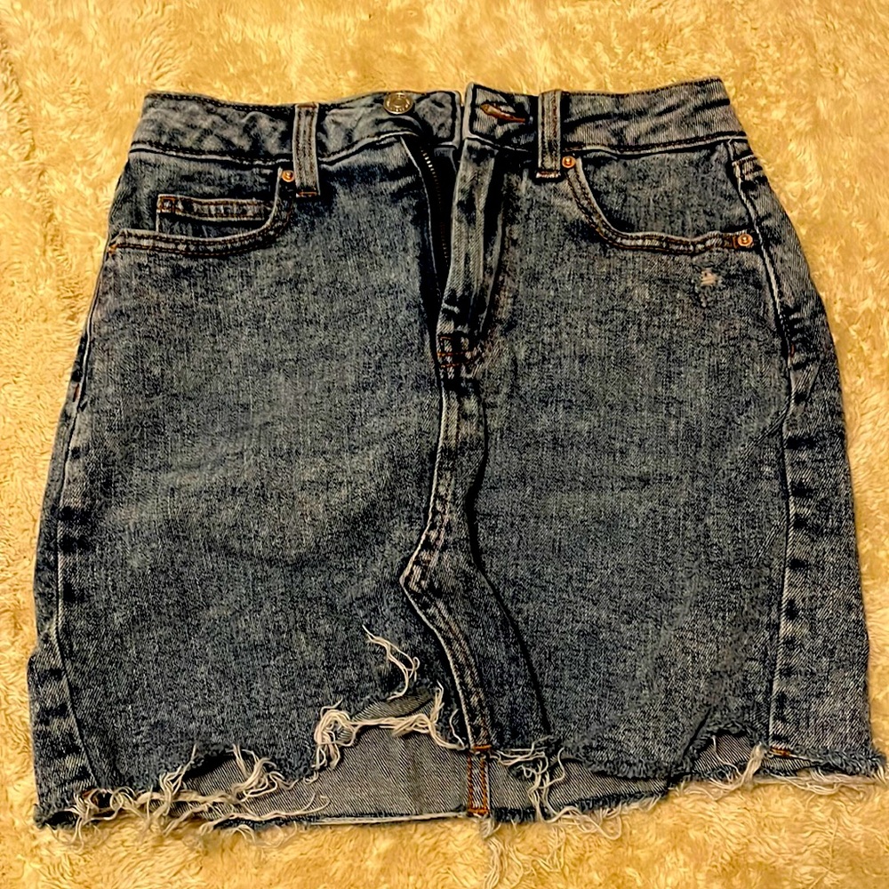 Size 0 denim skirt